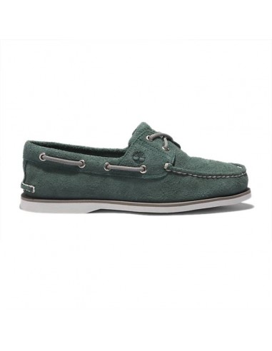 CLASSIC BOAT 2 EYE SHOE TEAL SUEDE
