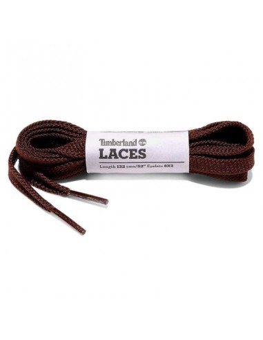 FLAT POLYESTER LACES 52in MEDIUM BROWN