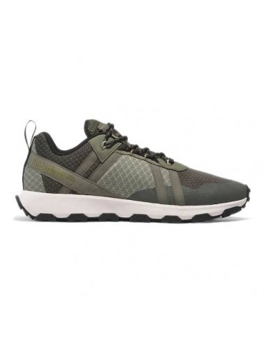 WINSOR TRAIL LOW LACE UP DARK GREEN MESH