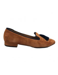 LOAFER 19802 TAN/NAVY SUEDE